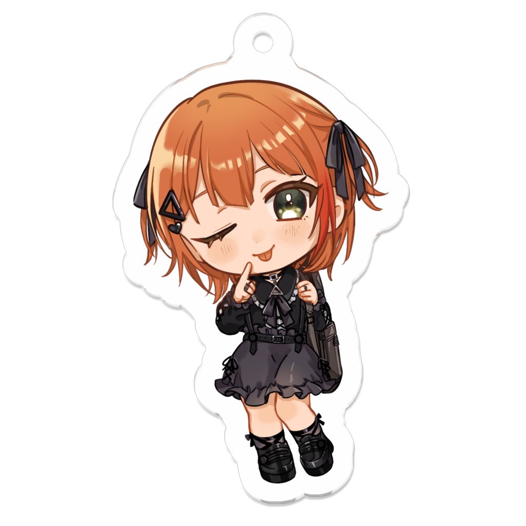 音宮すずのスマイルハッピープリティースペシャルパーティーアクリルキーホルダー（地雷服ver.）