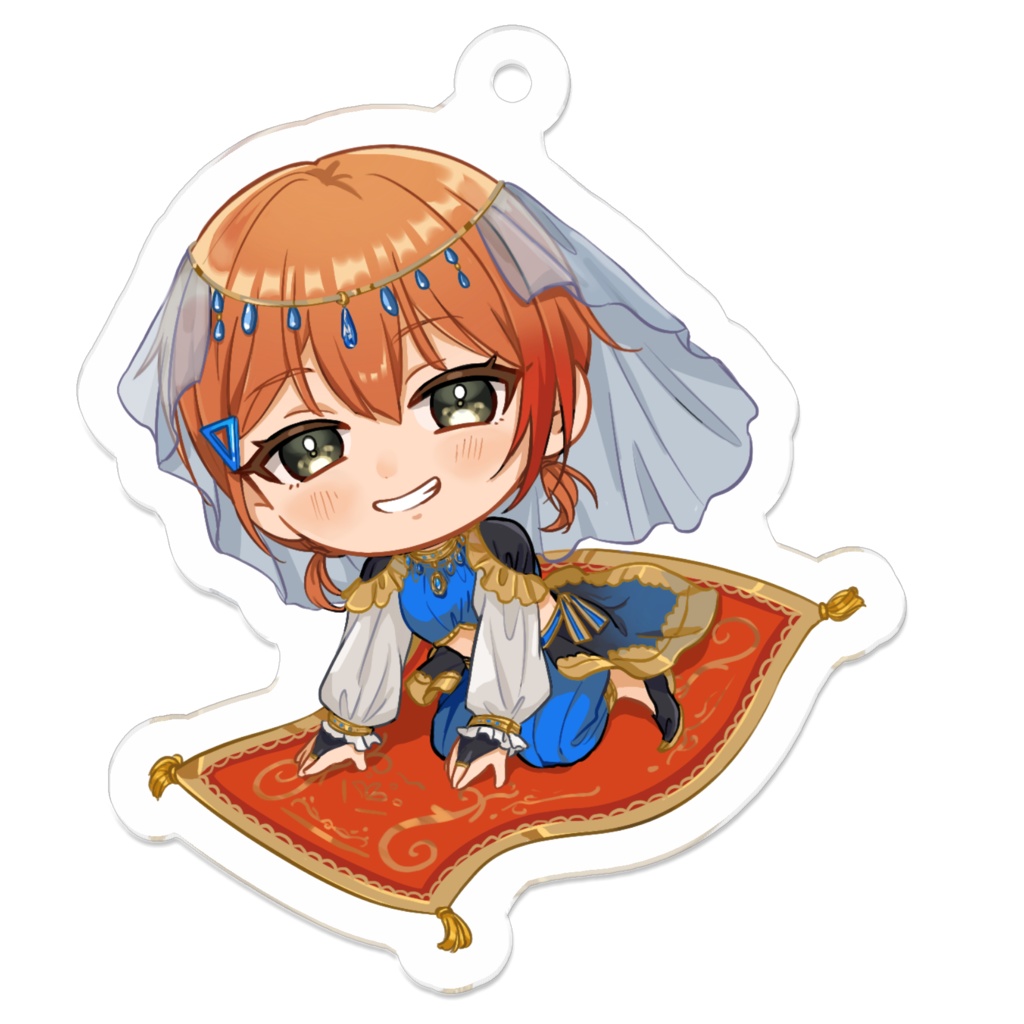 音宮すずのスマイルハッピープリティースペシャルパーティーアクリルキーホルダー（アラビアンナイトver.）