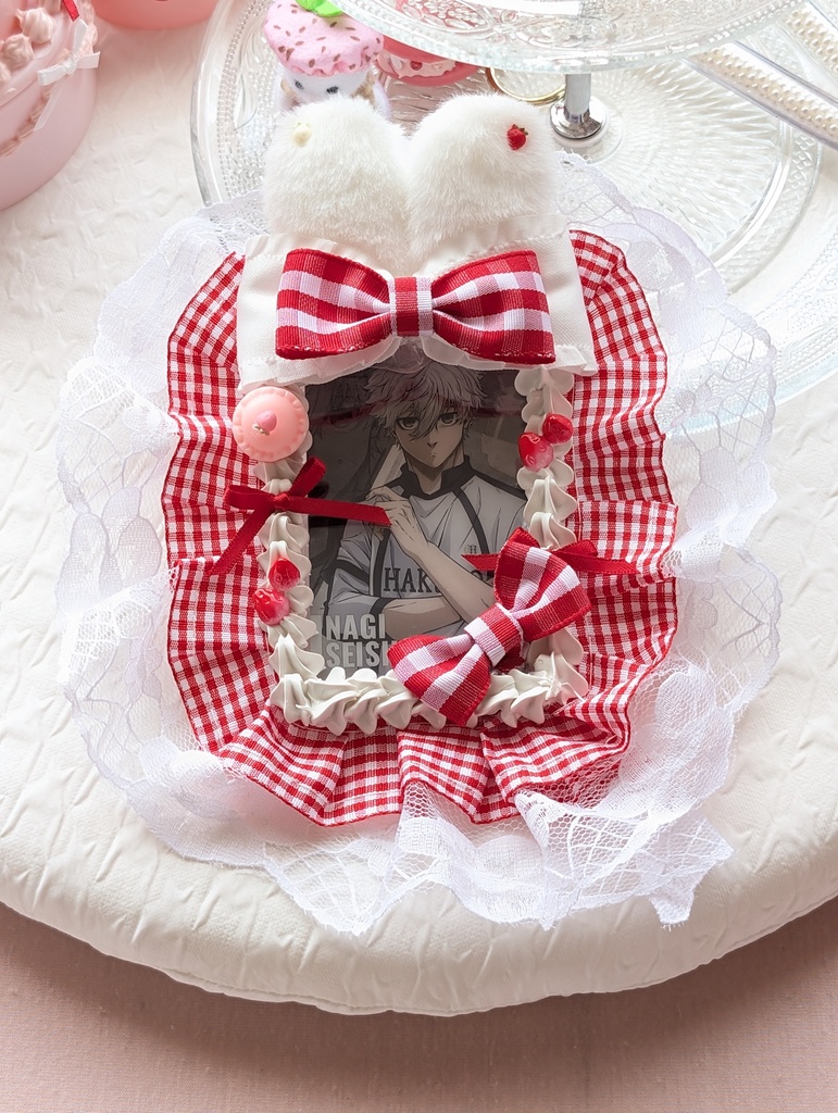 ショートケーキ風トレカケース