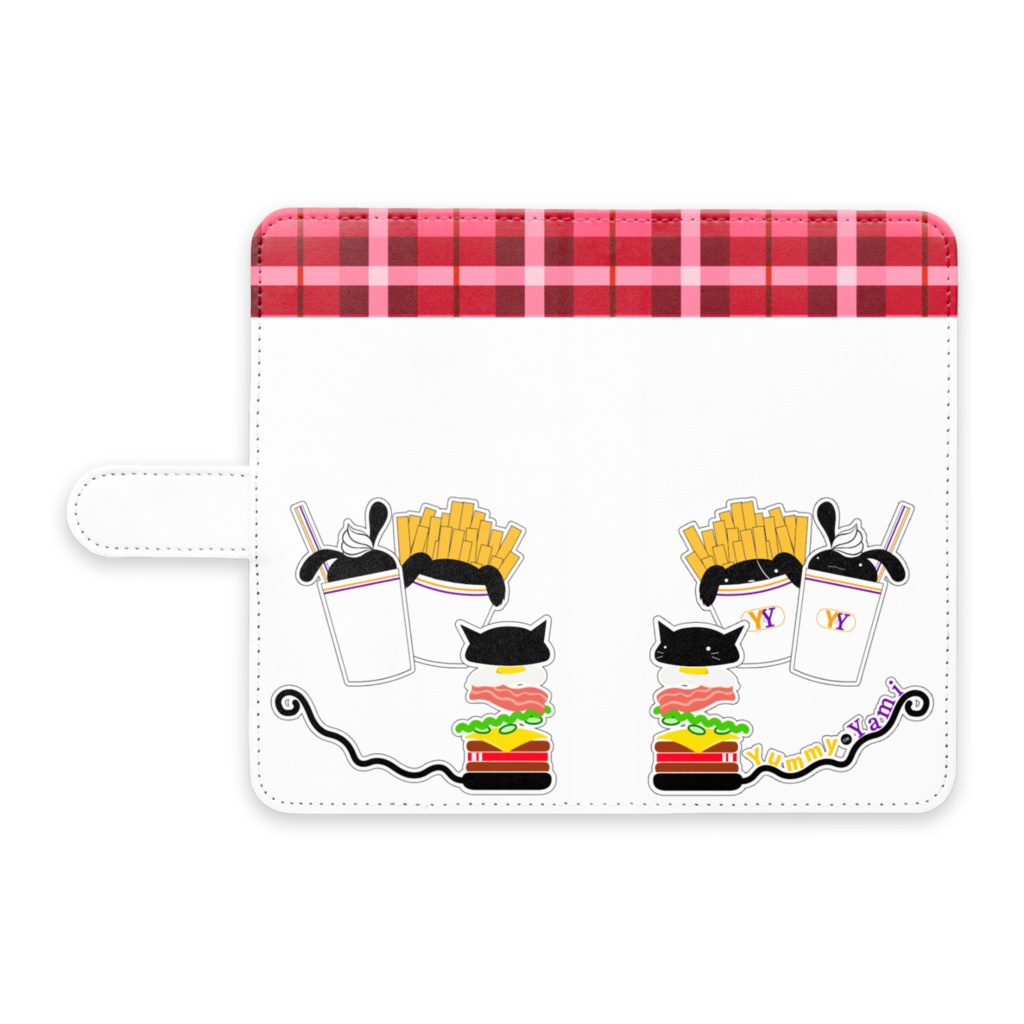 ニャンバーガー　スマホケース(Android)
