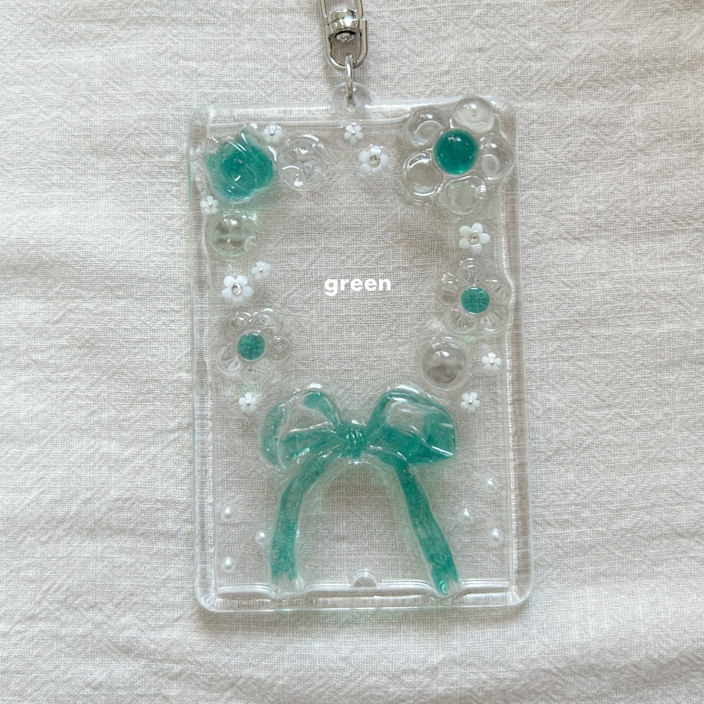 花束チェキキーホルダー