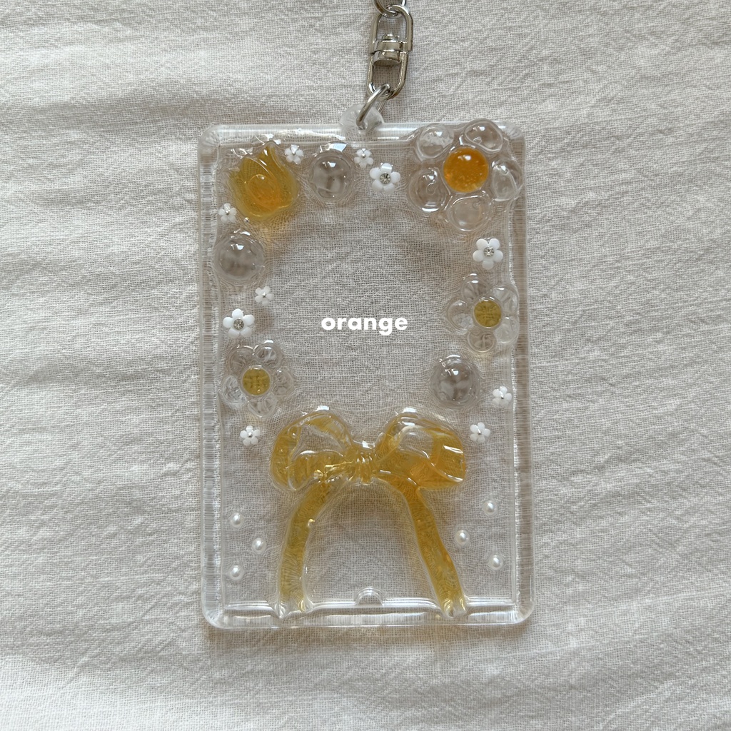 花束チェキキーホルダー