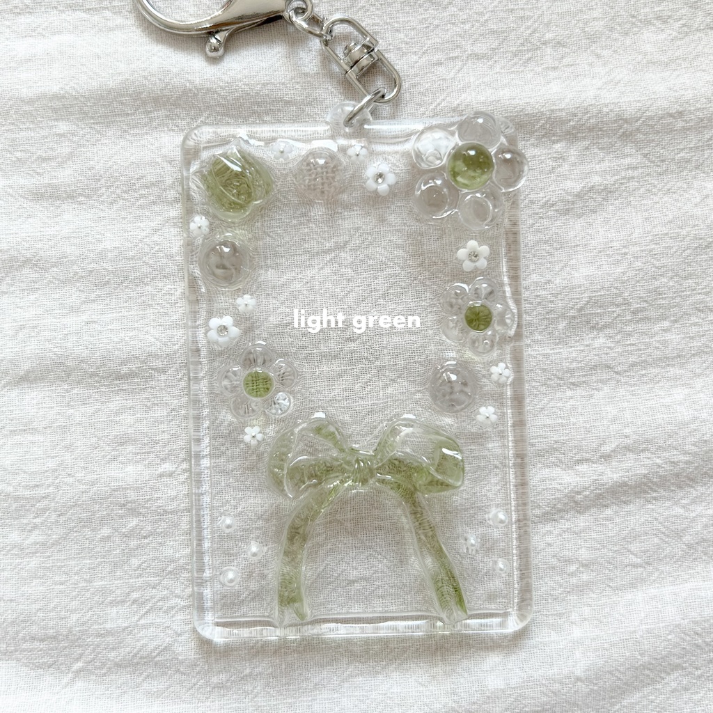 花束チェキキーホルダー