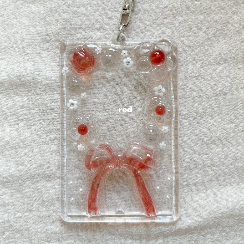 花束チェキキーホルダー