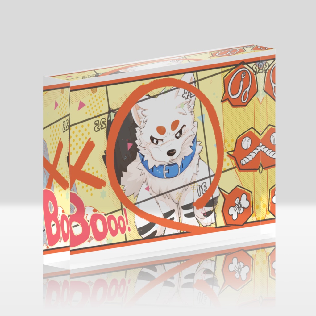 Booo! アクリルブロック 148×100