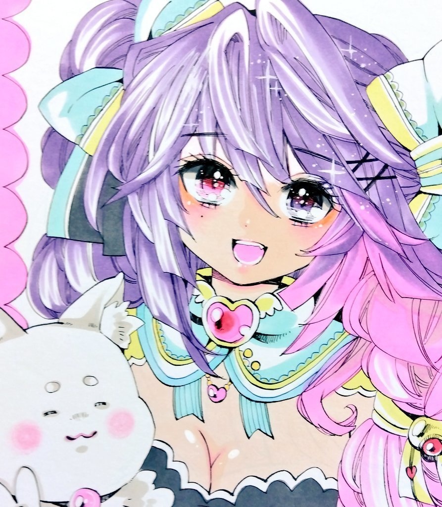 【中色紙】創作・女の子