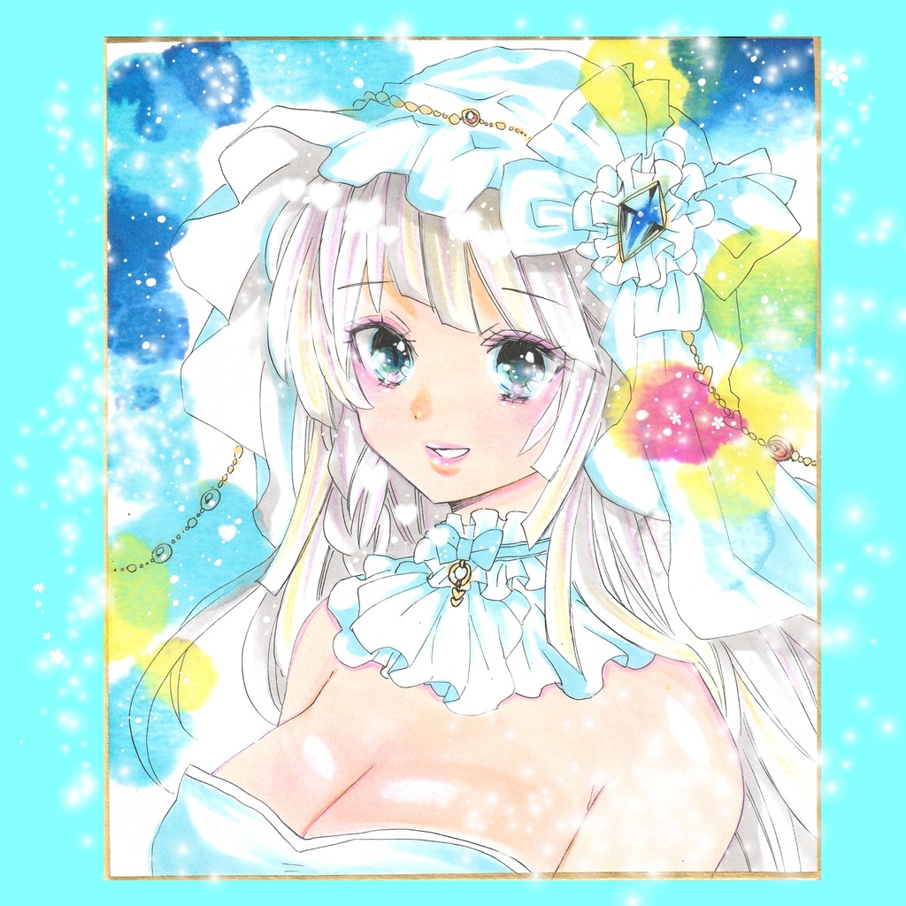 【白Tシャツ】ワンポイント創作・女の子