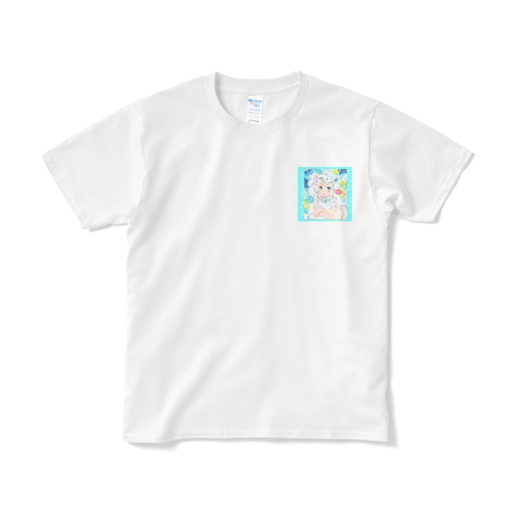 【白Tシャツ】ワンポイント創作・女の子