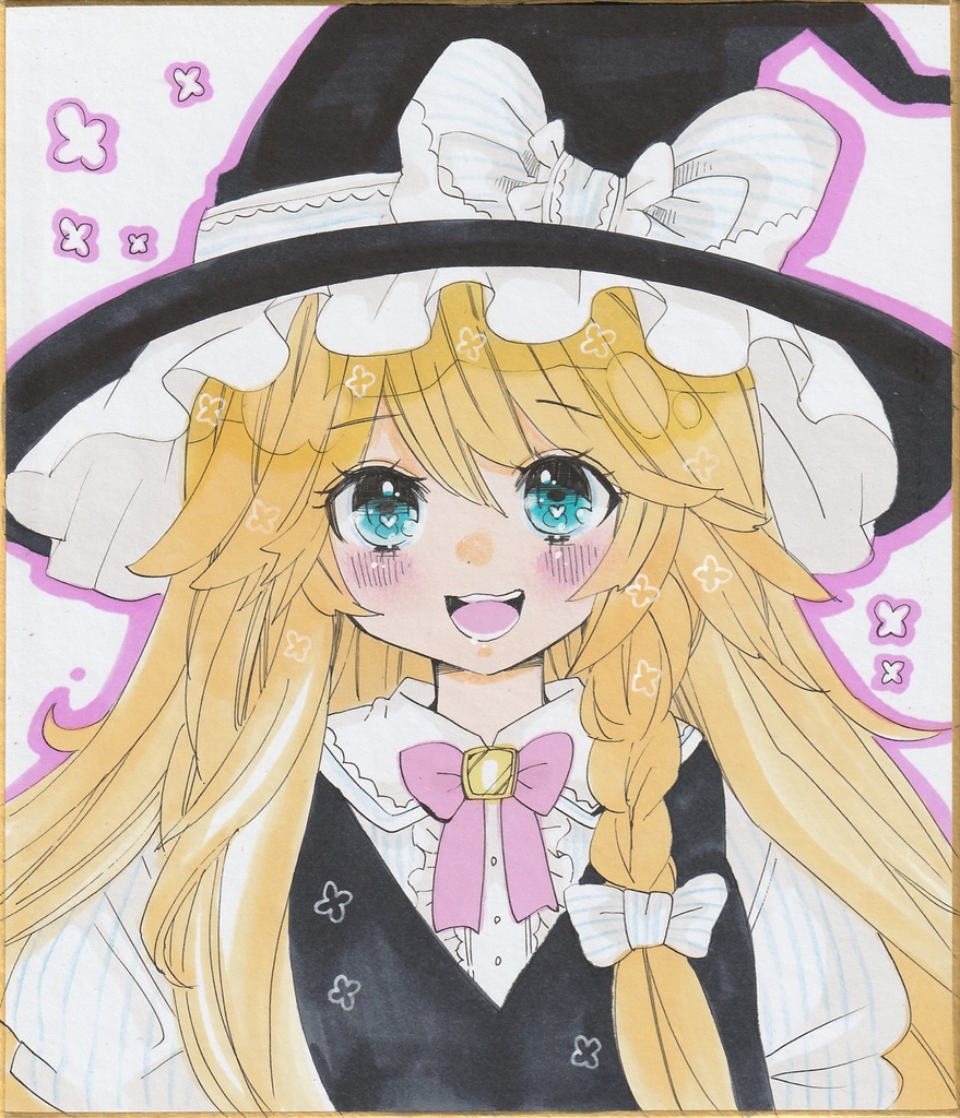 【中色紙】東方・魔理沙