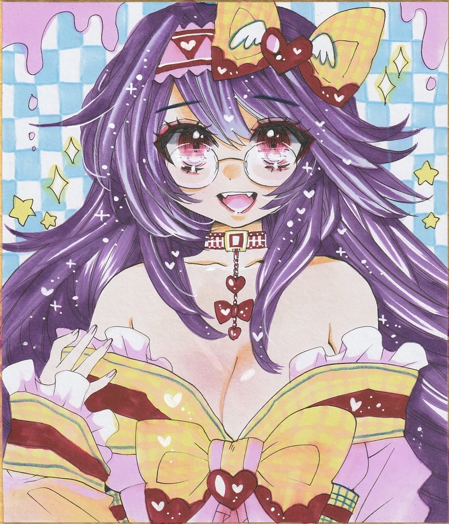 【中色紙】創作・女の子