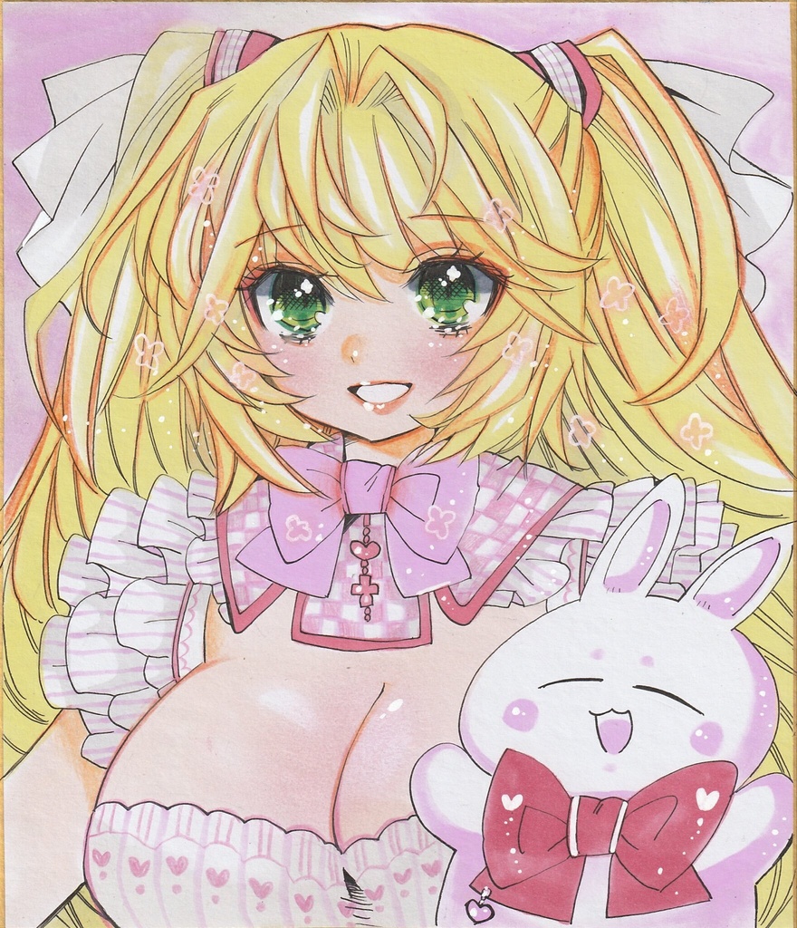 【中色紙】創作・女の子
