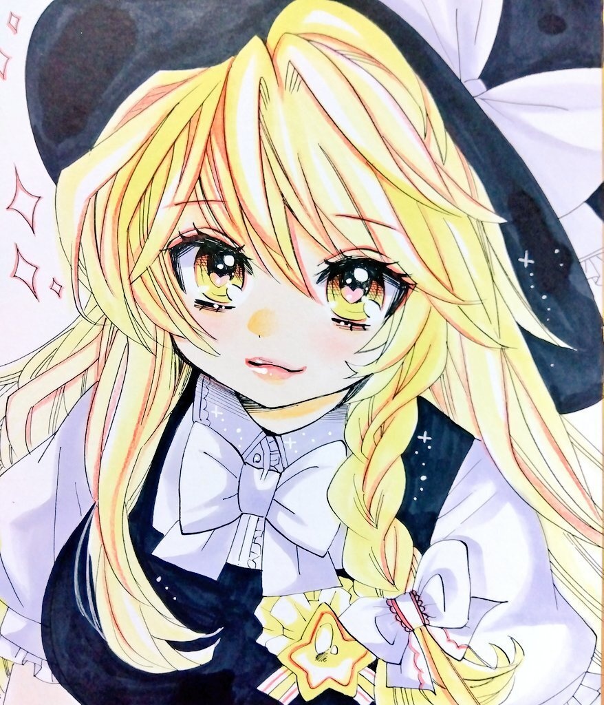 【中色紙】東方・魔理沙