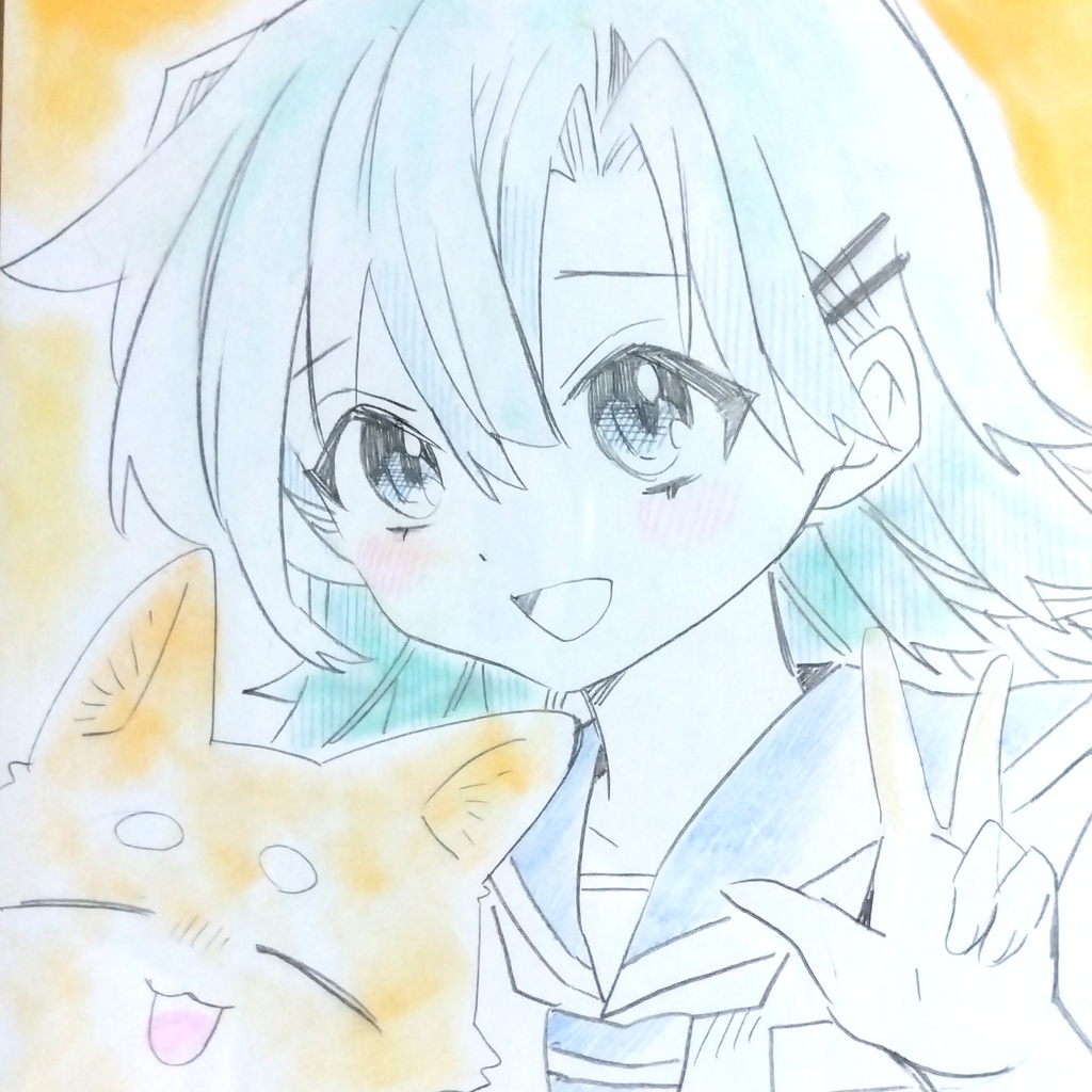 【ドローイング】創作・女の子