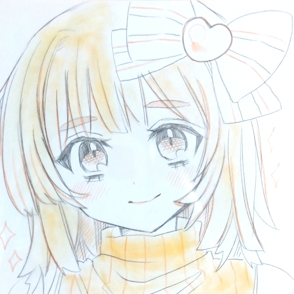 【ドローイング】創作・女の子
