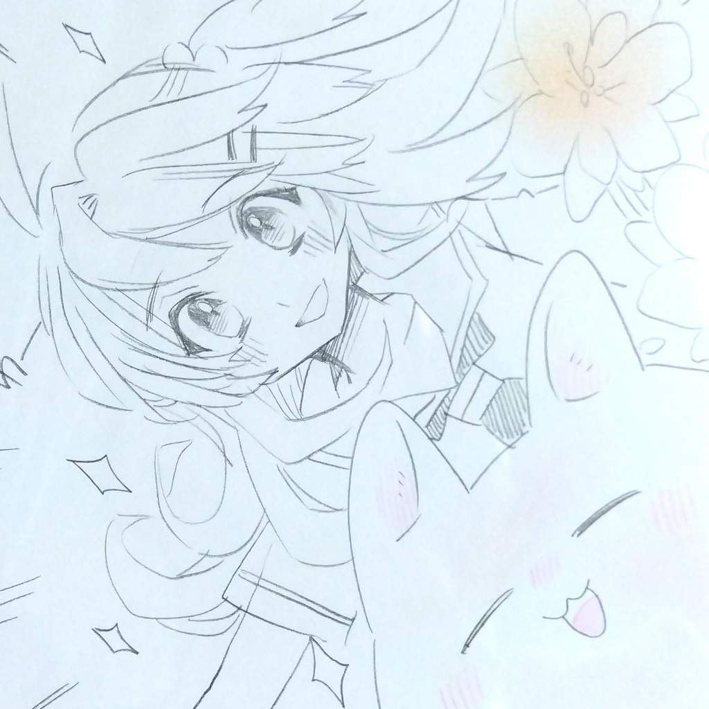 【ドローイング】創作・女の子