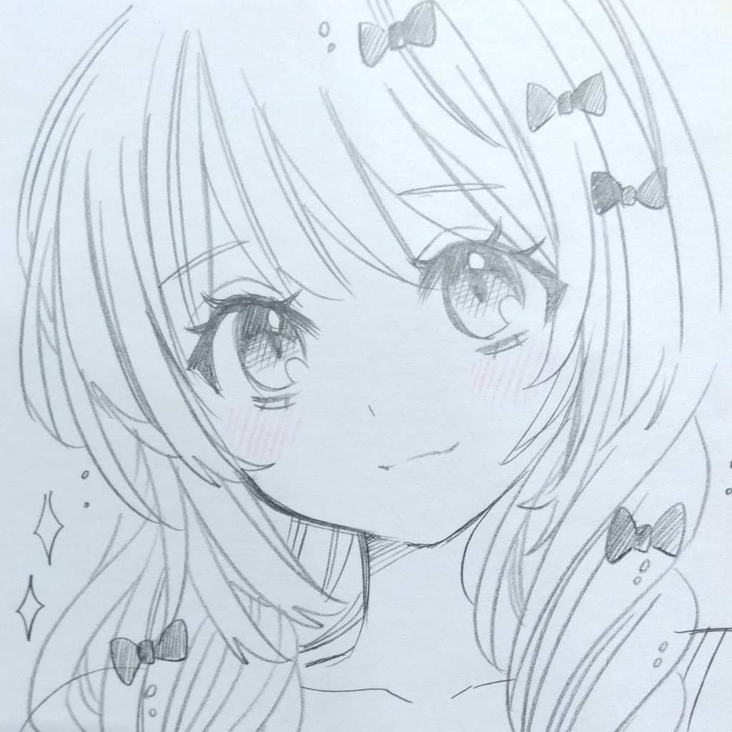 【ドローイング】創作・女の子