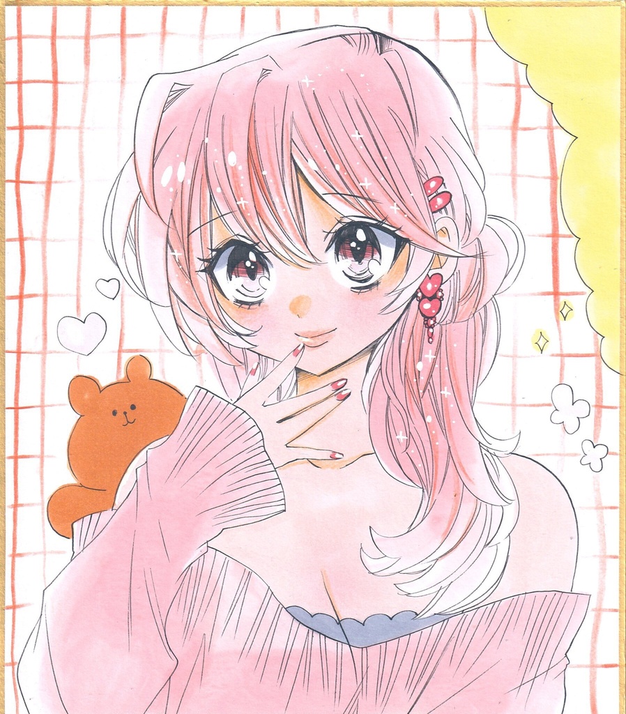 【中色紙】創作・女の子