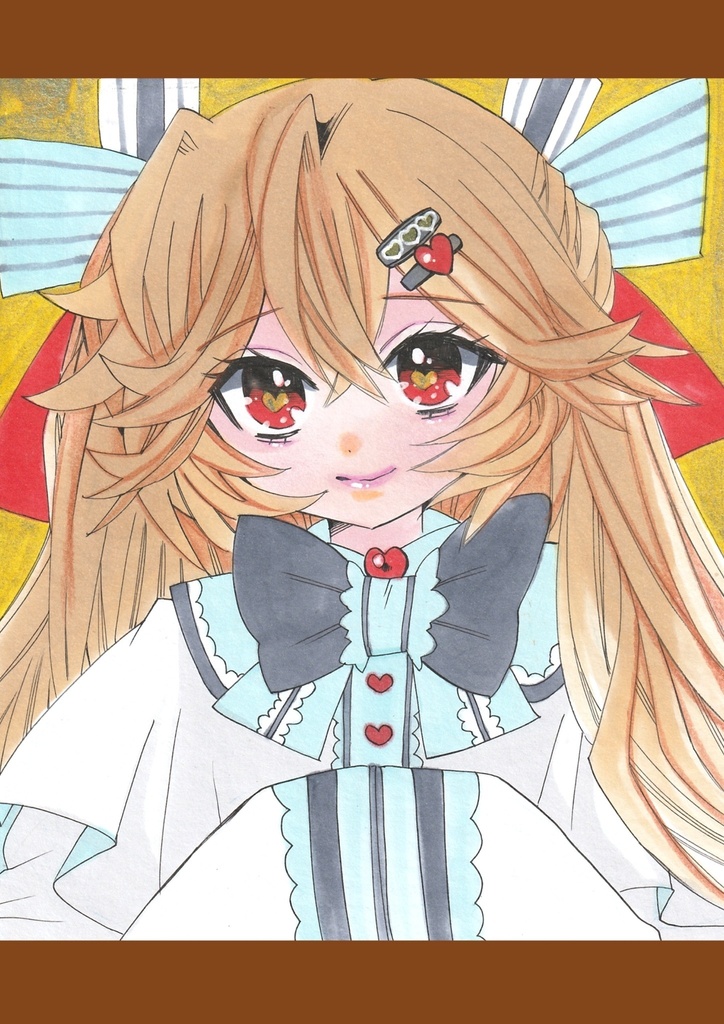 【中色紙】創作・女の子