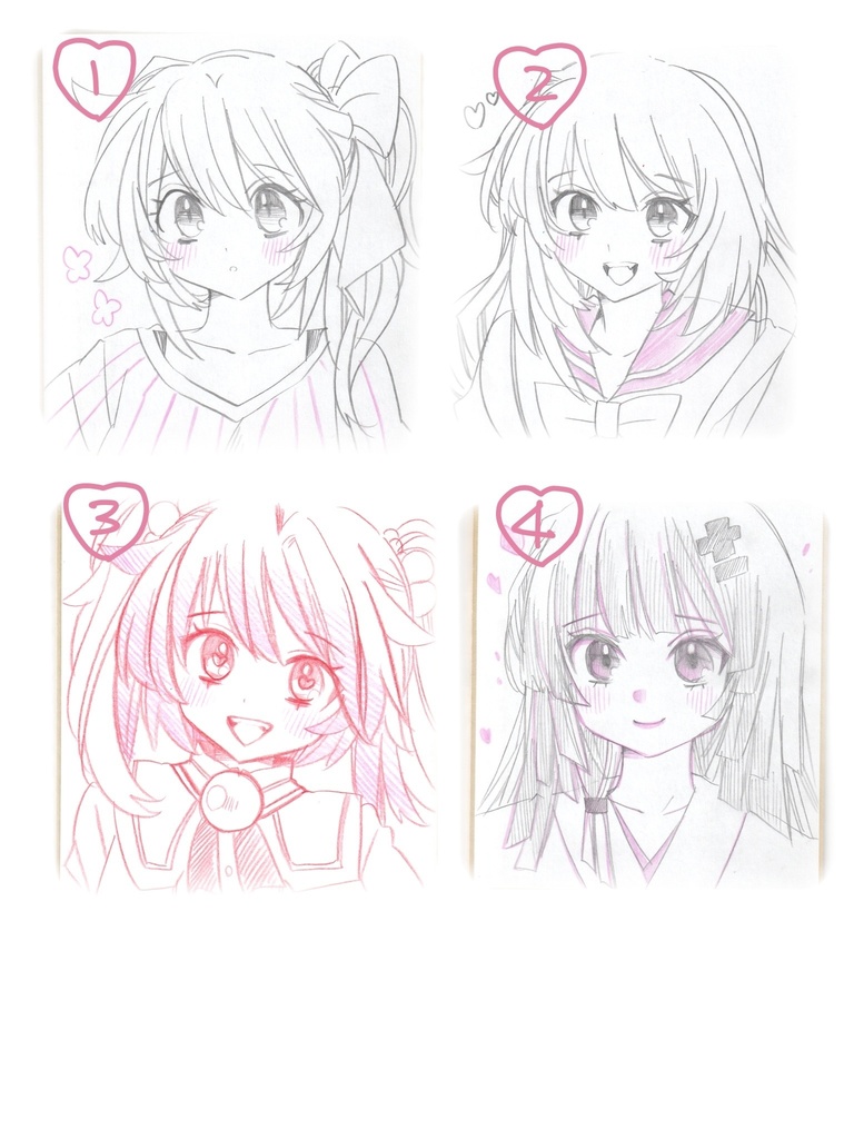 【ドローイング】創作・女の子