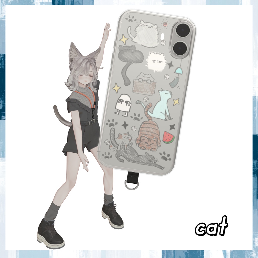 らくがき風ステッカー🐱【BloomPhone 3対応】