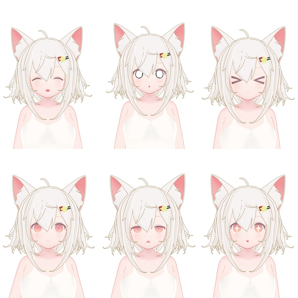 【無料配布】オリジナル3Dモデル「フェリス」