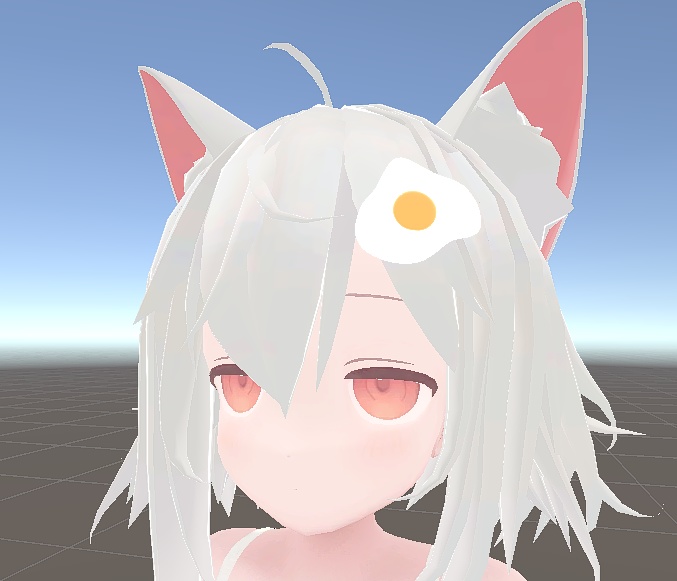 【無料配布】めだまやき【VRChatアバター想定】