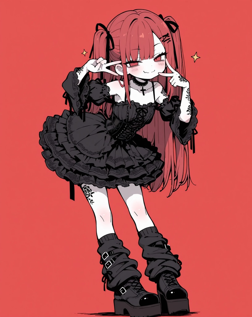 闇かわ女の子【アイコン/壁紙/DL】