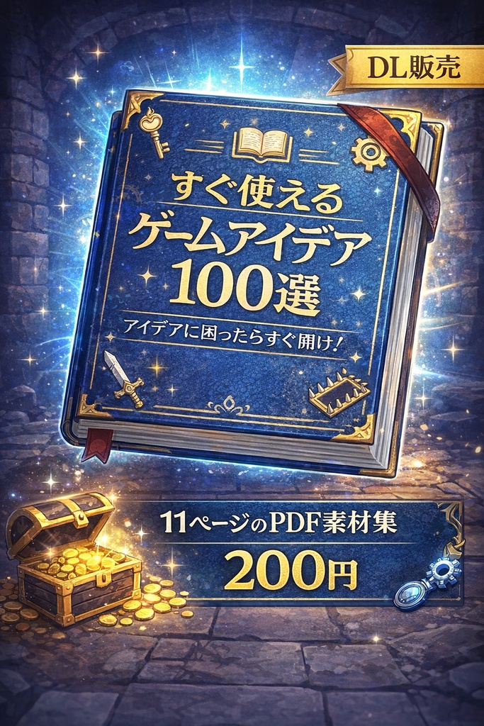 詰まった時に使える ゲームアイデア100選（11P）