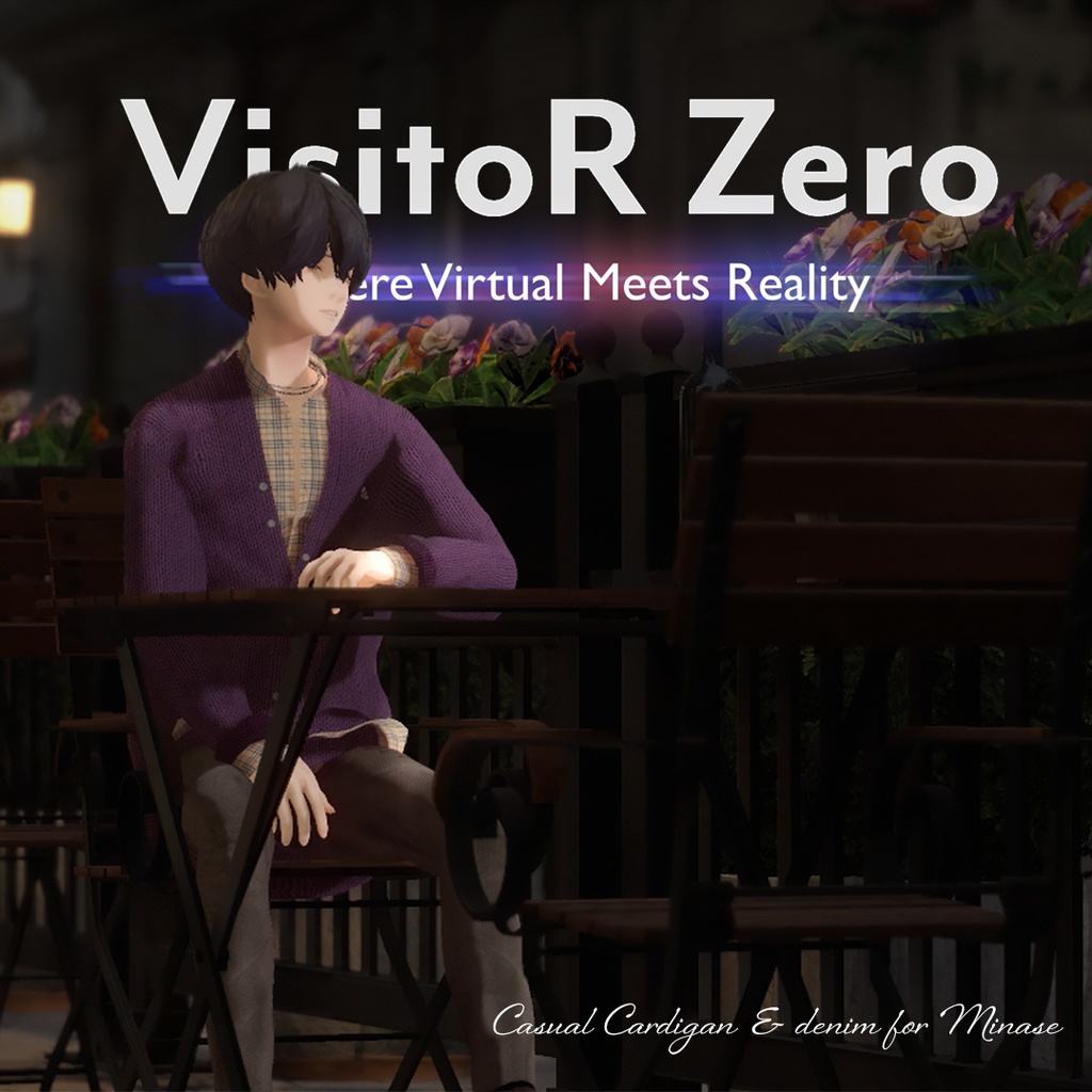 カジュアルカーディガン&デニム for 水瀬 / Casual Cardigan & denim for Minase