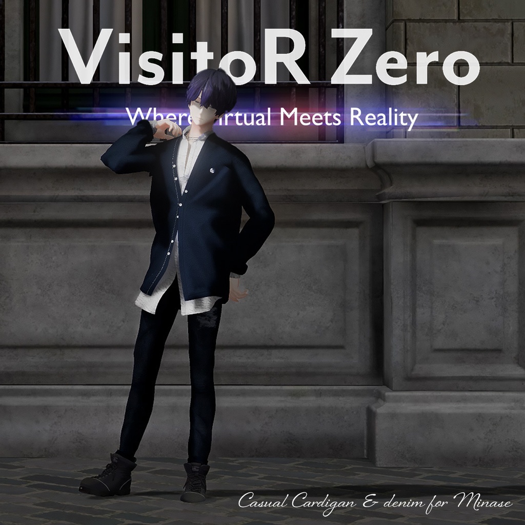 カジュアルカーディガン&デニム for 水瀬 / Casual Cardigan & denim for Minase