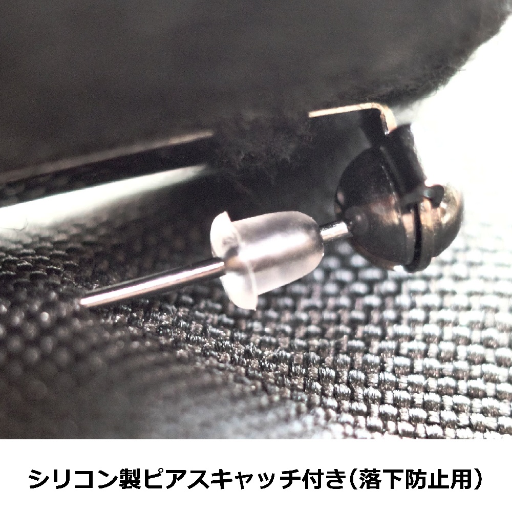 信号機カラーの猫たち【刺繡ブローチ】