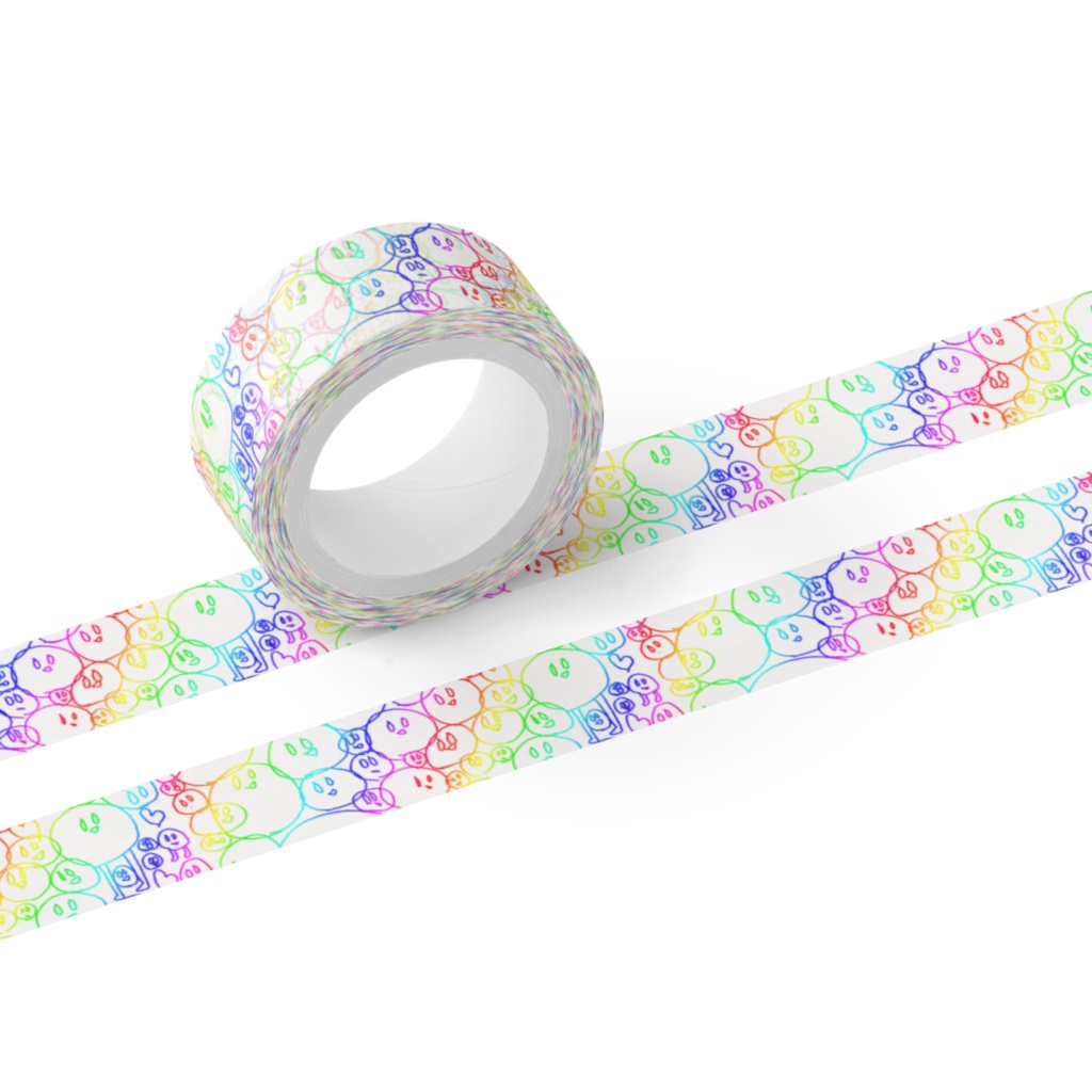 たのしい( ゜▽゜)マリクたろうマスキングテープ