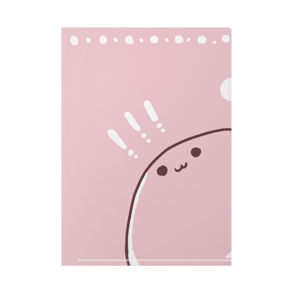 ■2カラー:ももまる( ˙꒳˙ )クリアファイル