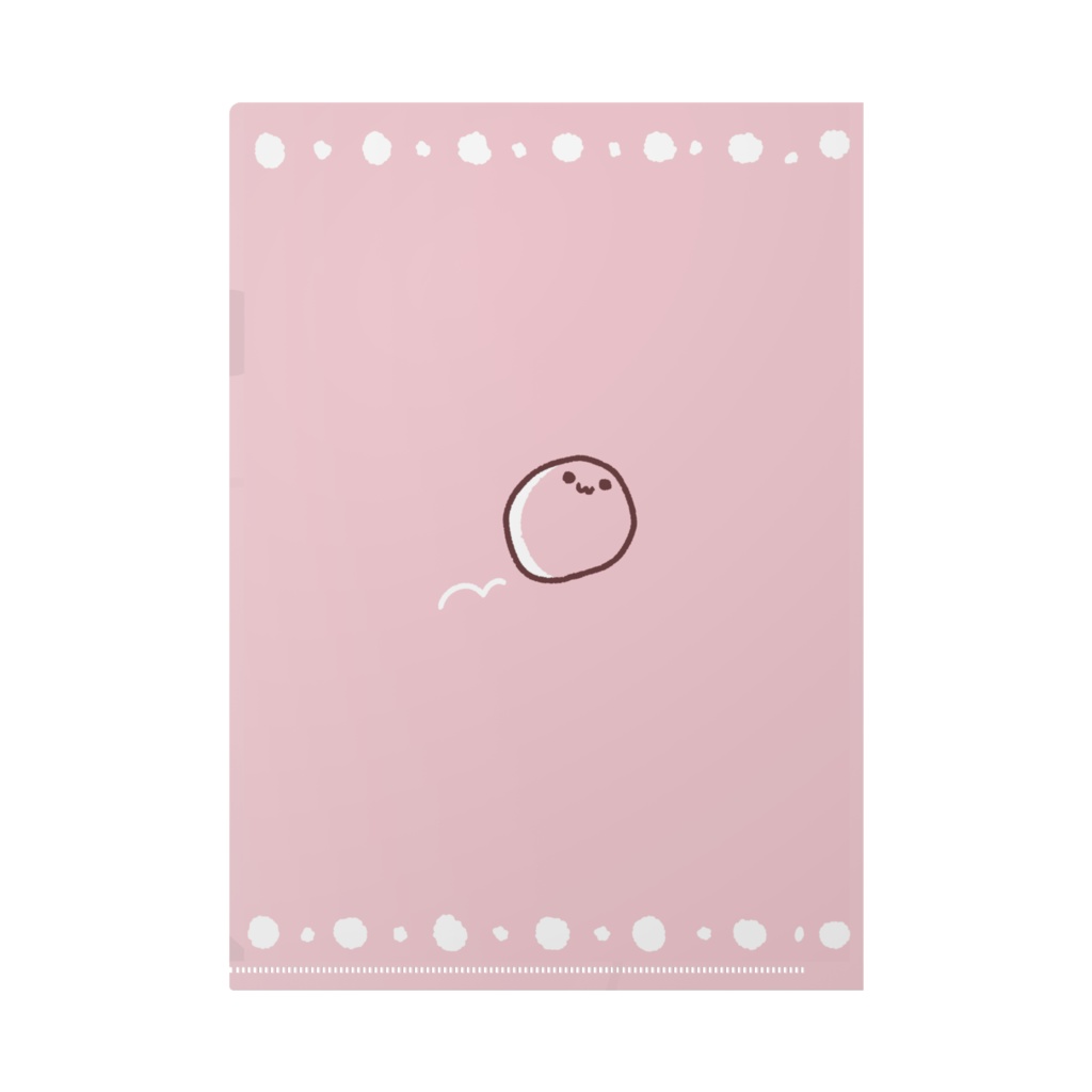 ■2カラー:ももまる( ˙꒳˙ )クリアファイル