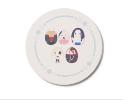■2バリエ:イースターなコースター&ももまるコースター