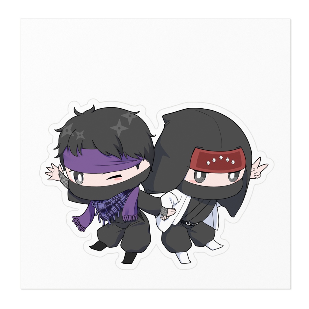 Nintubeステッカー(嵩丸・白影)