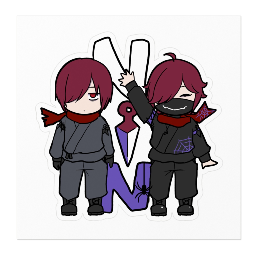 あっきコタロウ変わり身ステッカー