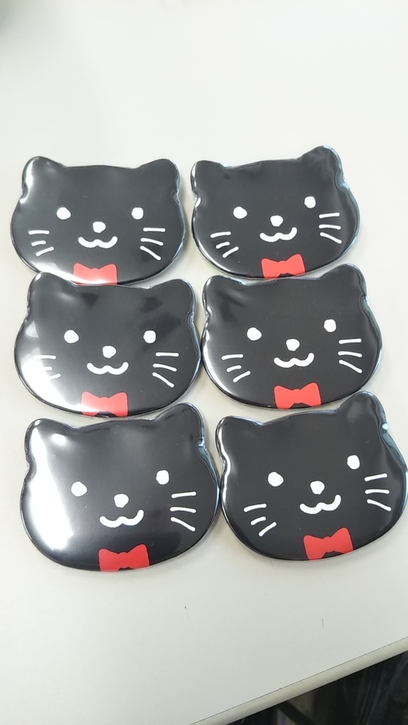※直販限定 缶バッジ 黒猫