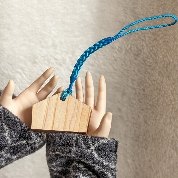 ドール用絵馬 うさぎさん・白猫とボール・茶トラ&三毛 小さいドールから大きいドールまで楽しめるミニチュア絵馬