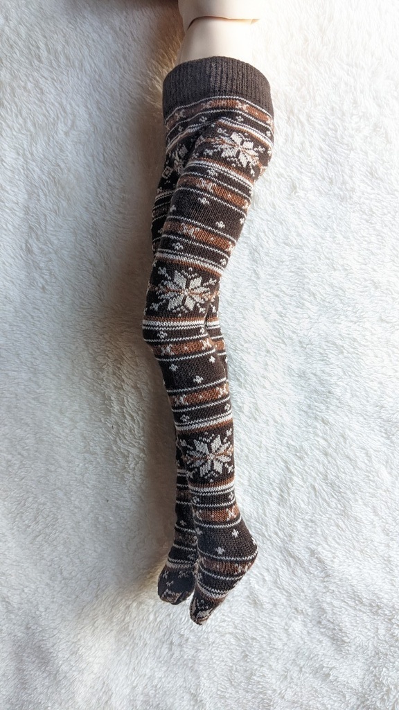 last1 MDD系サイズ タイツ ノルディックスノー チョコ