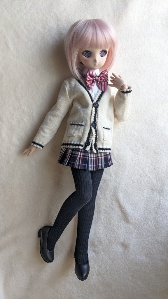 MDD系サイズ タイツ リブニット ブラック