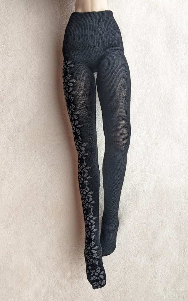 DD系サイズ タイツ サイドアシメダマスク 黒・灰 DDDy・スマートドール対応