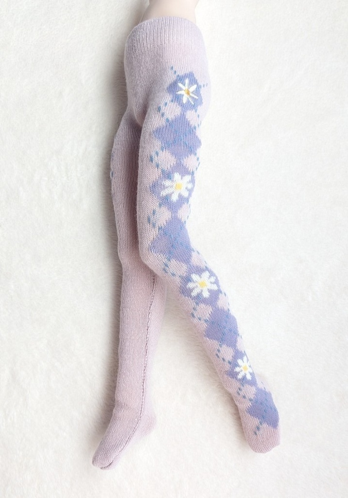 last1 MDD系サイズ タイツ サイドアーガイル ピンク・ライラック・ダリア