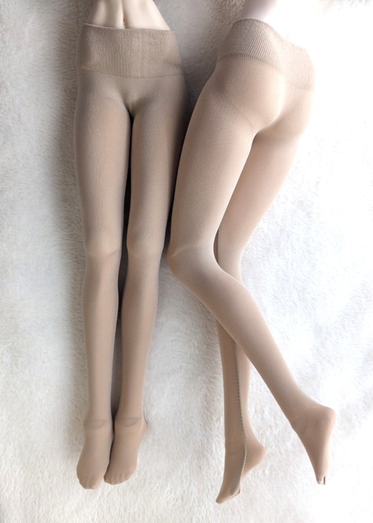 再販 DD系サイズ ハイゲージタイツ 透けない肌色 #2