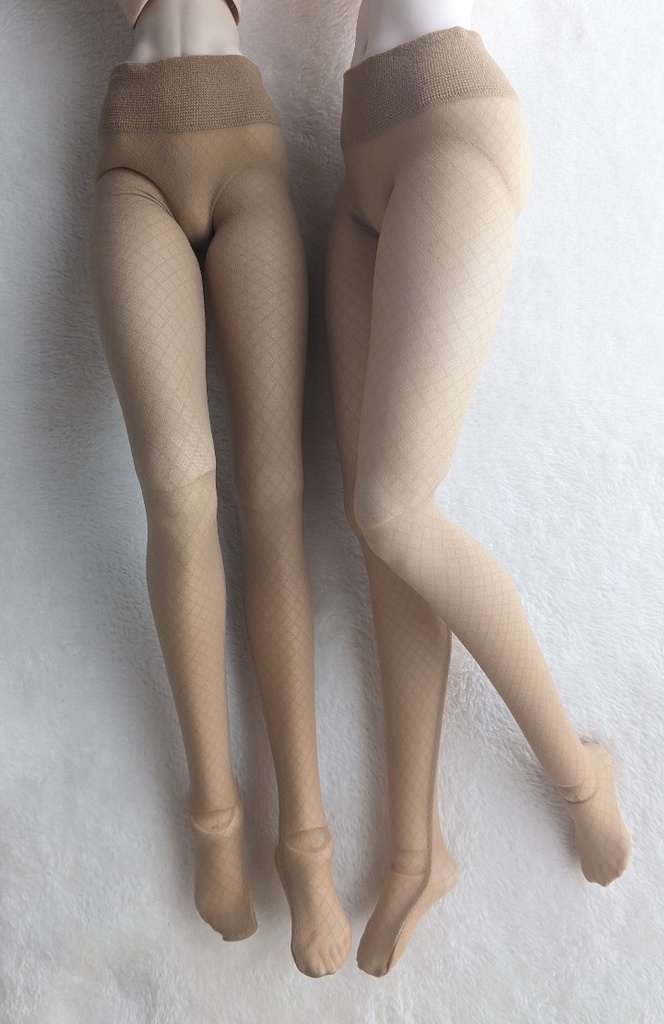 last1再販準備中 DD系サイズ ハイゲージタイツ ミニダイヤ クリアヘーゼル DDDy着用可