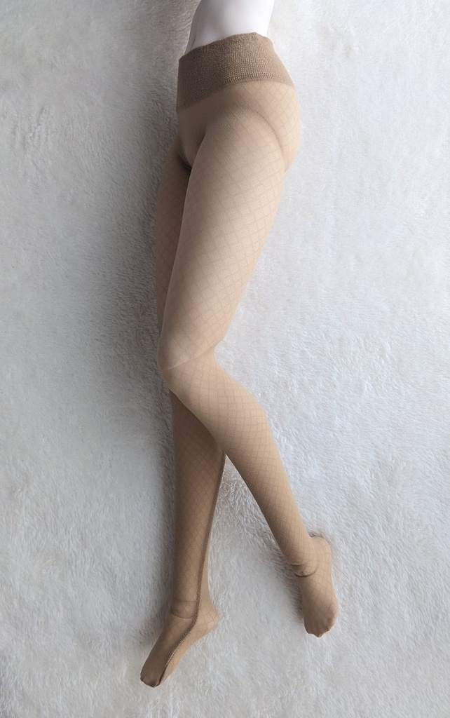 last1再販準備中 DD系サイズ ハイゲージタイツ ミニダイヤ クリアヘーゼル DDDy着用可