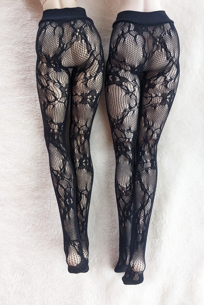 last1 DDサイズ 網タイツ キキョウレース ブラック DDDY・スマートドール着用可能