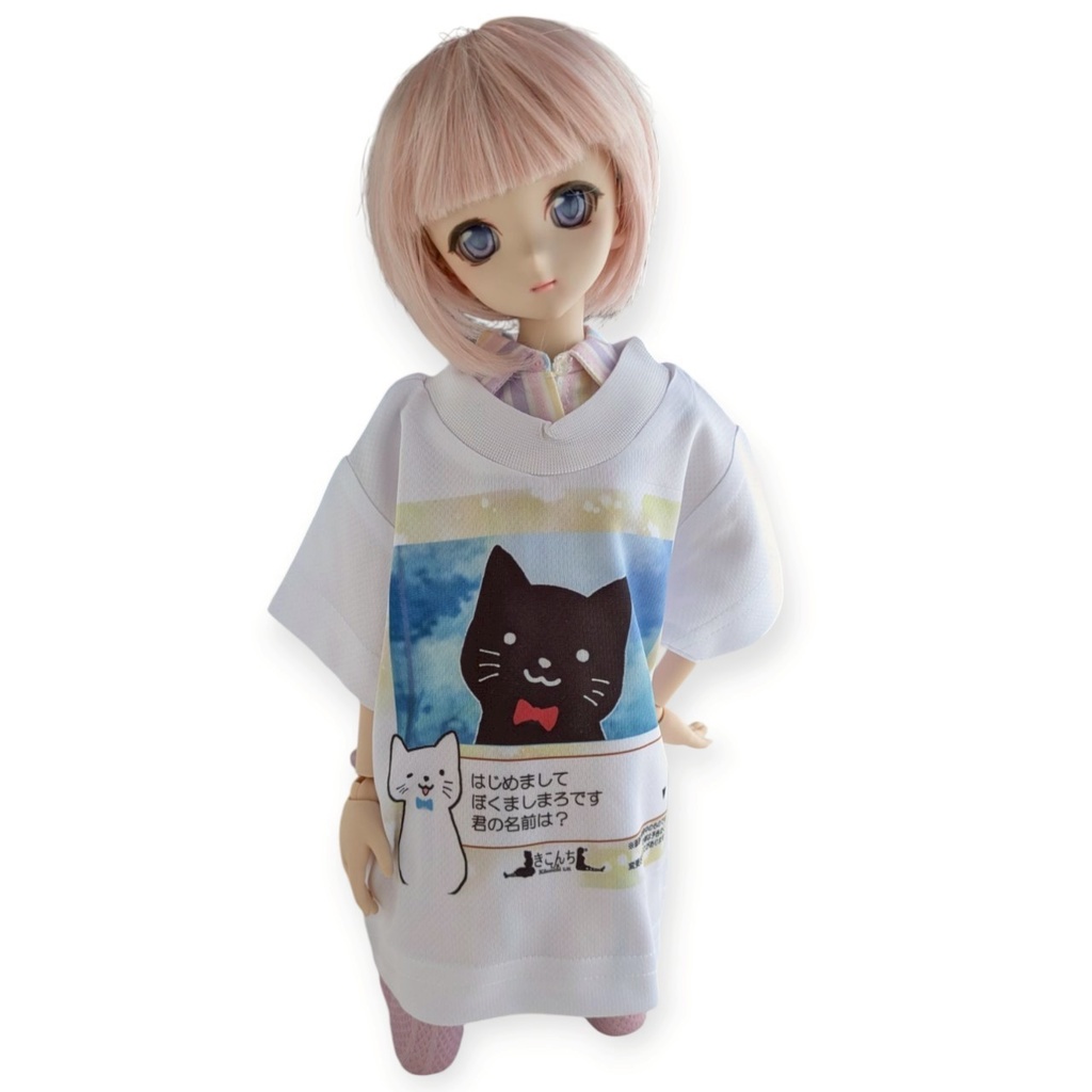 DDサイズ オリジナルプリントビッグT ギャルゲ風 DDDY、SD等着用可能