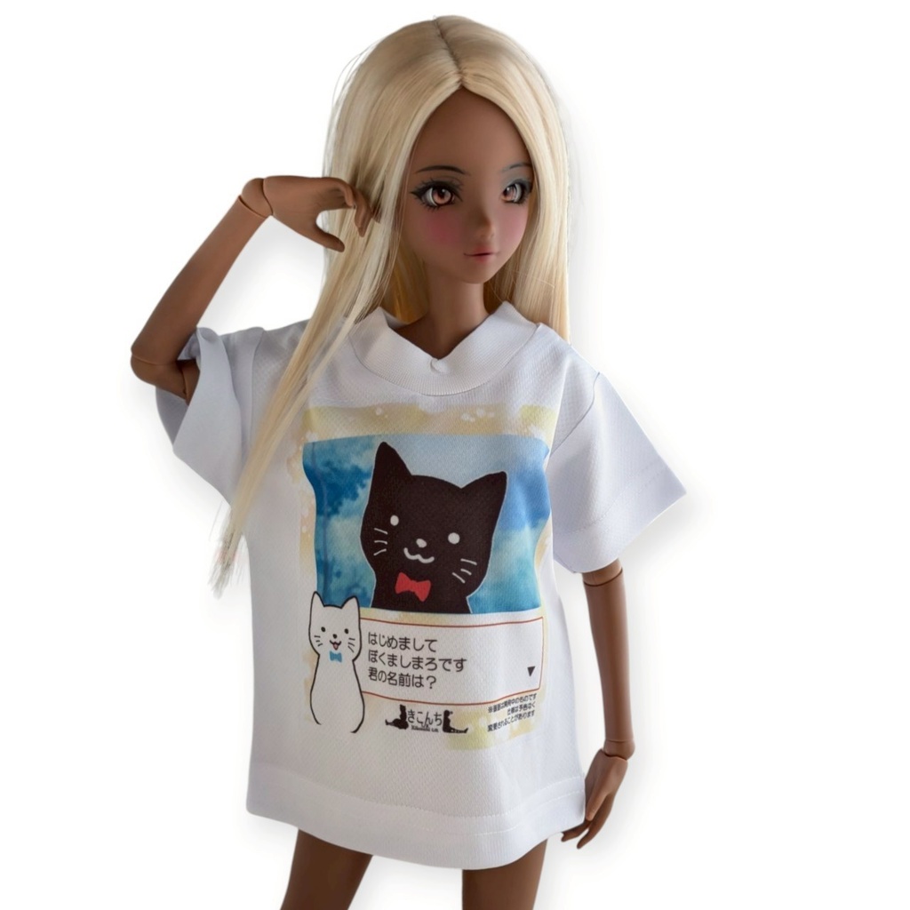 DDサイズ オリジナルプリントビッグT ギャルゲ風 DDDY、SD等着用可能