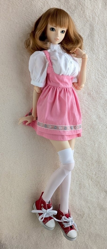 ニーソックス プレーン ホワイト MDD・DDP・DD・DDDy・スマートドール着用可能